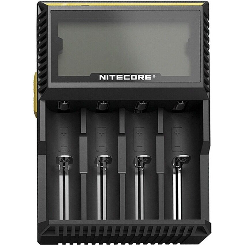 Nitecore Digicharger Battery Charger Independent Simultaneous LCD Panel Displays Made From ABS D4 -Nitecore - Survivor Hand Precision Knives & Outdoor Gear Store