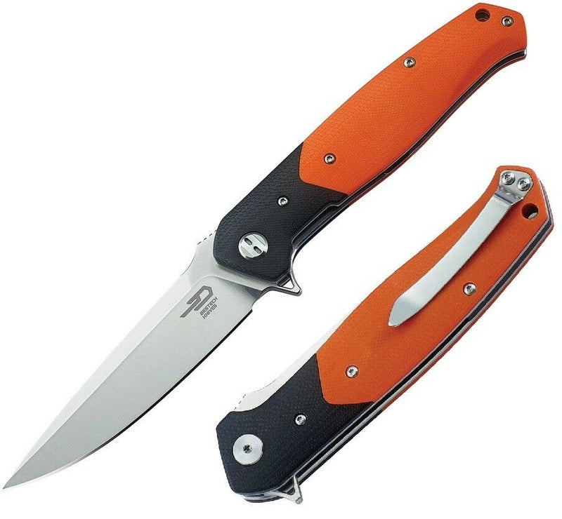 Bestech Knives Swordfish Folding Knife 4" D2 Tool Steel Blade Orange G10 Handle G03C -Bestech Knives - Survivor Hand Precision Knives & Outdoor Gear Store