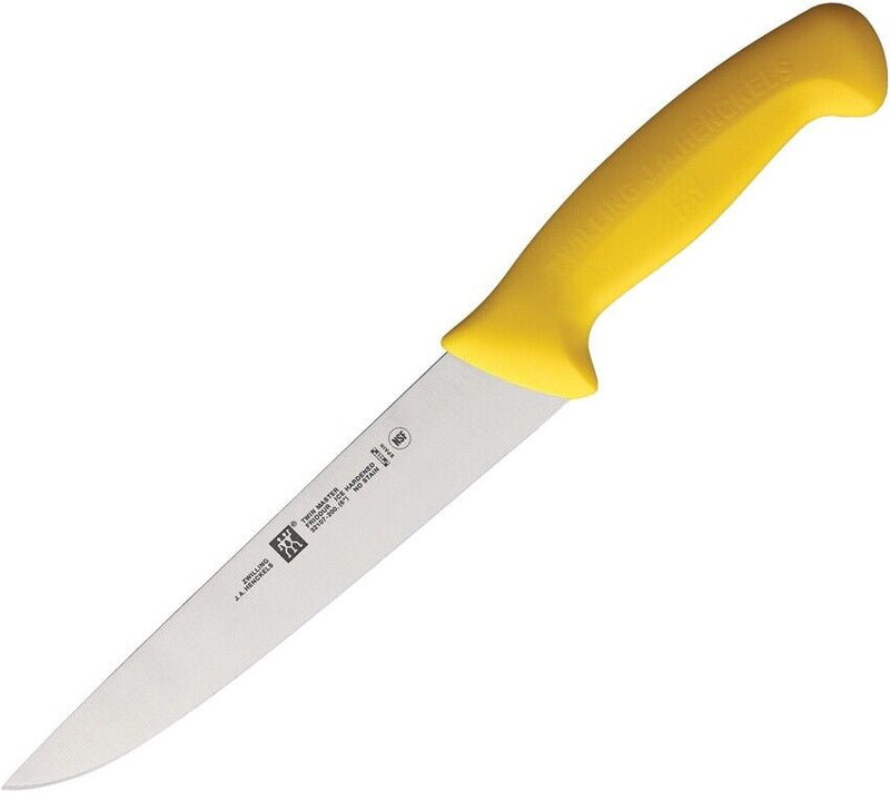 Henckels Zwilling Twin Master Chef Kitchen Butcher Knife 8" Stainless Steel Blade Yellow Plastic Handle 32107200 -Henckels Zwilling - Survivor Hand Precision Knives & Outdoor Gear Store