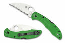 Spyderco Salt 2 Lockback Folding Knife 3" LC200N Tool Steel Blade Green FRN Handle 88FSWCGR2 -Spyderco - Survivor Hand Precision Knives & Outdoor Gear Store