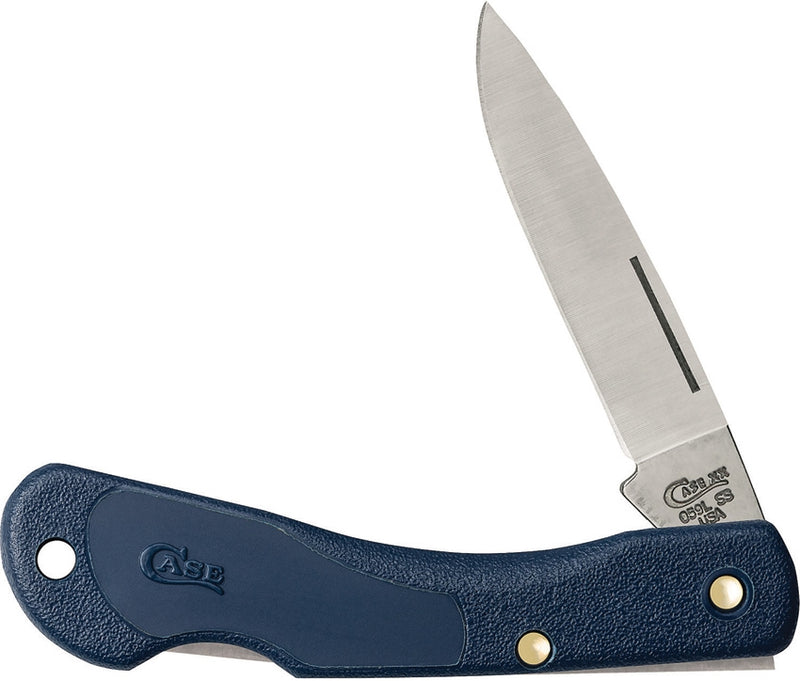 Case XX Lockback Folding Knife 2" Stainless Steel Blade Blue Synthetic Handle 02392 -Case Cutlery - Survivor Hand Precision Knives & Outdoor Gear Store
