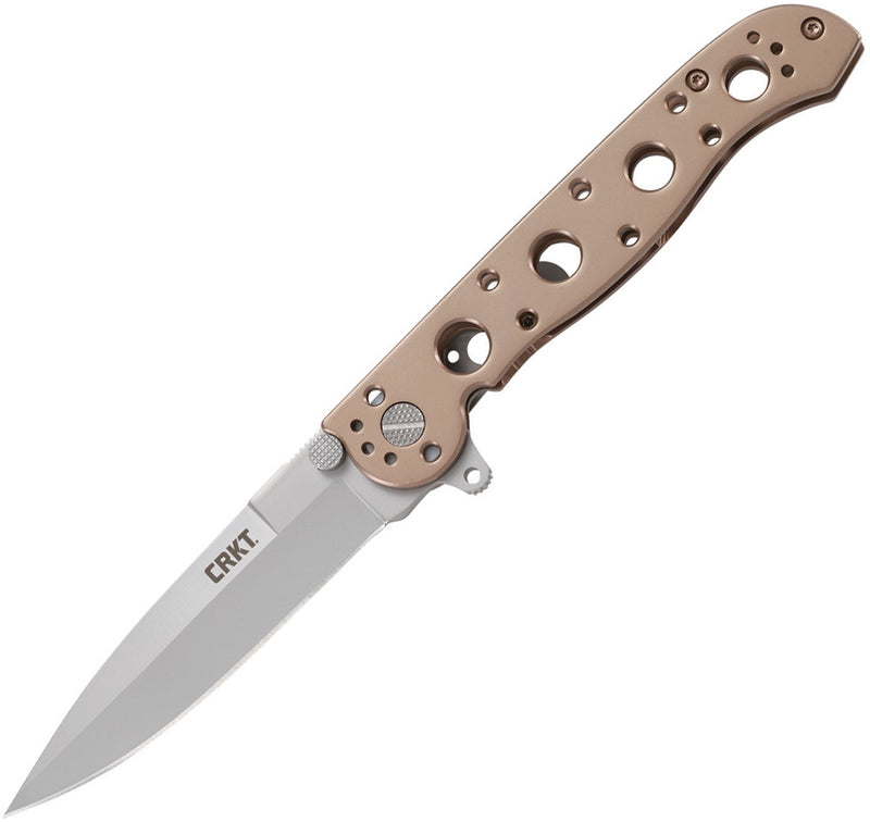 CRKT M16 03 Framelock Folding Knife 3.5" 12C27 Sandvik Steel Blade Stainless Steel Handle 03BS -CRKT - Survivor Hand Precision Knives & Outdoor Gear Store