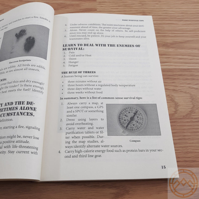 Badass Survival Secrets Book For Any Crisis Build Fire Find Water / Food Shelter 316 -Books - Survivor Hand Precision Knives & Outdoor Gear Store