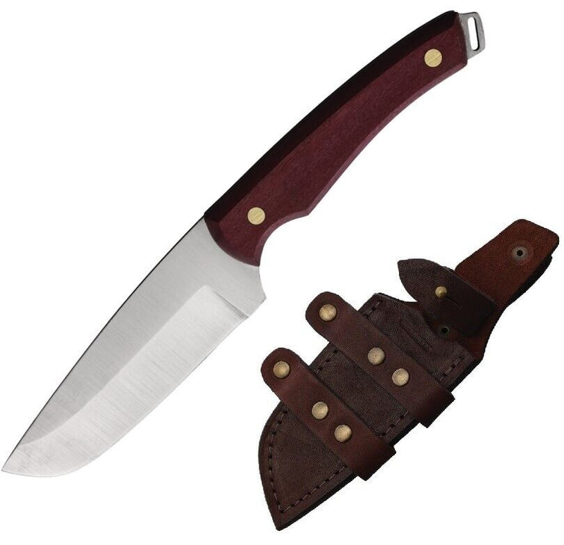 BPS Knives Trail Chef Kitchen Knife 4.25 5Cr14MoV Steel Blade Amarant