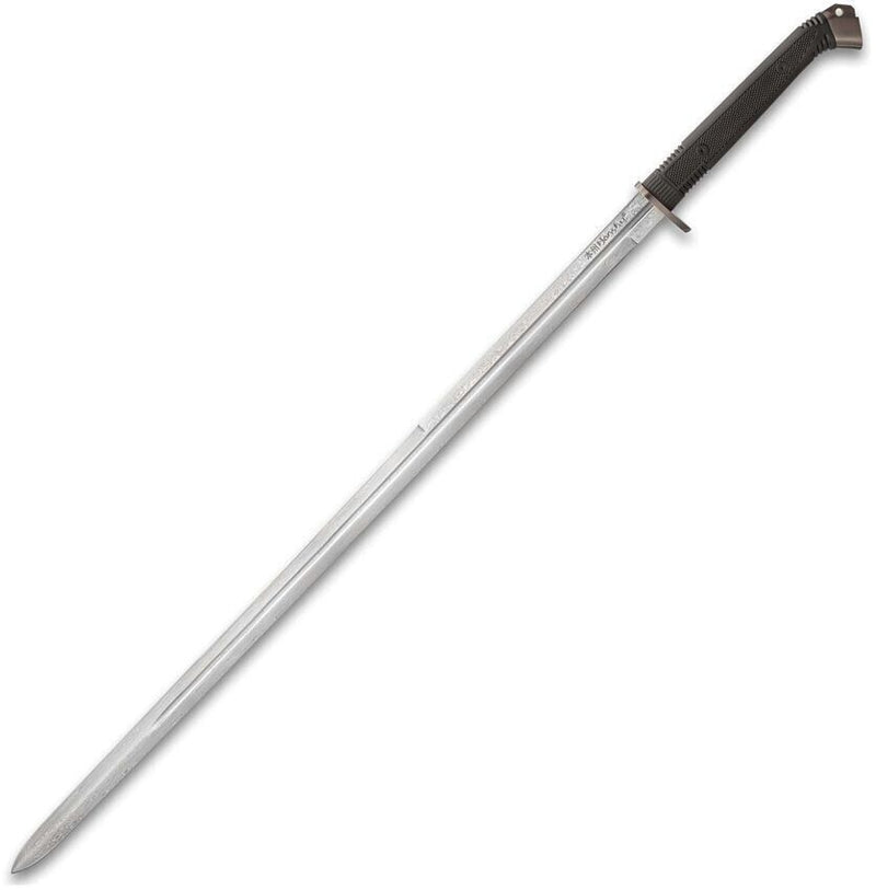 United Cutlery Honshu Sword 30.5" Double Edge 1065 Carbon Steel Blade Black TPR Handle 3245ND -United Cutlery - Survivor Hand Precision Knives & Outdoor Gear Store