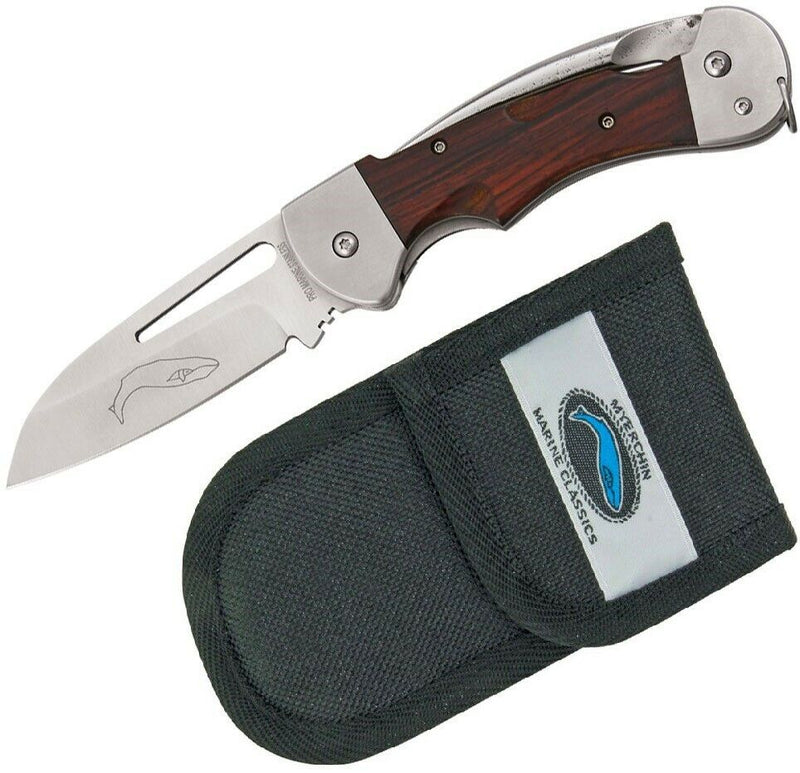 Myerchin Generation 2 Captain Folding Knife 2.5" Stainless Steel Blade Hardwood Handle BW300 -Myerchin - Survivor Hand Precision Knives & Outdoor Gear Store