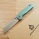 QSP Knife Penguin Linerlock Folding Knife 3" 154CM Steel Blade Titanium Handle 130X -QSP Knife - Survivor Hand Precision Knives & Outdoor Gear Store