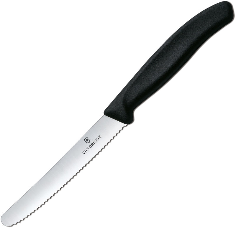 Victorinox Steak Kitchen Knife 4.25" Stainless Steel Blade Black Polypropylene Handle 67833X10 -Victorinox - Survivor Hand Precision Knives & Outdoor Gear Store