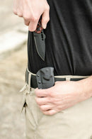 TOPS CAT-Covert Fixed Knife 3.25" 1095HC Steel Full Blade Red / Black G10 Handle 200H02 -TOPS - Survivor Hand Precision Knives & Outdoor Gear Store