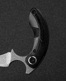 Bestech Knives STRELIT Folding Knife 2.13" Damascus Steel Blade Titanium Handle KT2103H -Bestech Knives - Survivor Hand Precision Knives & Outdoor Gear Store