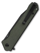 QSP Knife Mamba Linerlock Folding Knife 3.5" D2 Tool Steel Blade Green Micarta Handle 111I2 -QSP Knife - Survivor Hand Precision Knives & Outdoor Gear Store