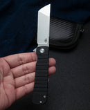 Bestech Knives Titan Linerlock Folding Knife 3" D2 Tool Steel Blade Black G10 Handle KG49A1 -Bestech Knives - Survivor Hand Precision Knives & Outdoor Gear Store