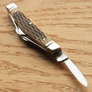 Rough Ryder Congress Pocket Knife Stainless Steel Blades Amber Jigged Bone Handle 053 -Rough Ryder - Survivor Hand Precision Knives & Outdoor Gear Store