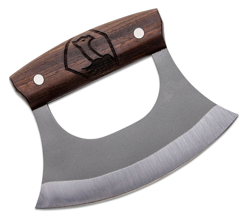 Condor Ulu Fixed Knife 6" 1075HC Steel Blade Brown Walnut Handle 500760HC -Condor - Survivor Hand Precision Knives & Outdoor Gear Store