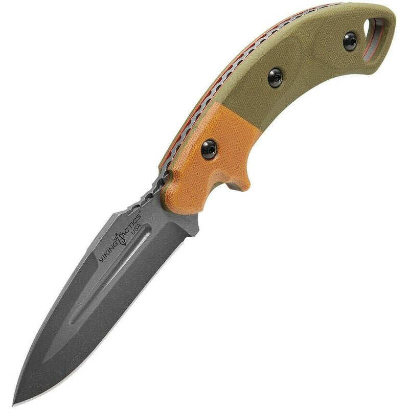 TOPS Viking Tactics Fixed Knife 3.63" 1095HC Steel Full Tang Blade Micarta Handle VTAC02 -TOPS - Survivor Hand Precision Knives & Outdoor Gear Store