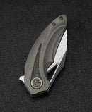 Bestech Knives Nuke Frame Folding Knife 2.63" M390 Steel Blade Titanium/G10 Handle T2107C -Bestech Knives - Survivor Hand Precision Knives & Outdoor Gear Store