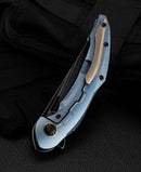 Bestech Knives Marukka Frame Folding Knife 3.63" Bohler M390 Steel Blade Blue Titanium Handle KT2002B -Bestech Knives - Survivor Hand Precision Knives & Outdoor Gear Store