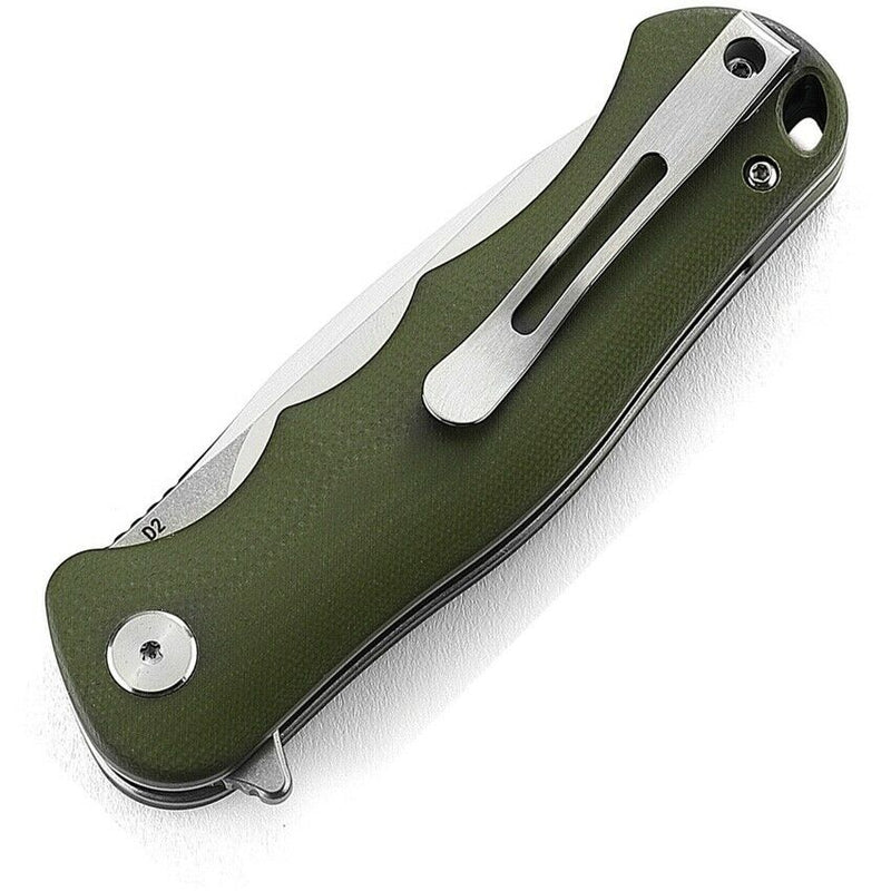 Bestech Knives Bobcat Folding Knife 3.25" D2 Tool Steel Blade Green G10 Handle KG22B1 -Bestech Knives - Survivor Hand Precision Knives & Outdoor Gear Store