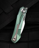 Bestech Knives Ivy Folding Knife 3" S35VN Steel Blade Green Titanium Handle KT2004D -Bestech Knives - Survivor Hand Precision Knives & Outdoor Gear Store