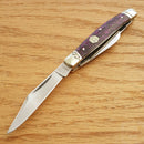 Rough Ryder Sparkle Stockman Pocket Knife Stainless Steel Blades Purple Glitter Acrylic Handle 2018 -Rough Ryder - Survivor Hand Precision Knives & Outdoor Gear Store