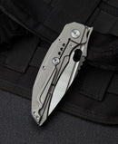 Bestech Knives Exploit Folding Knife 3.13" S35VN Steel Blade Gray Titanium Handle KT2005A -Bestech Knives - Survivor Hand Precision Knives & Outdoor Gear Store
