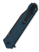 QSP Knife Mamba Linerlock Folding Knife 3.5" D2 Tool Steel Blade Blue Micarta Handle 111H2 -QSP Knife - Survivor Hand Precision Knives & Outdoor Gear Store