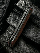 We Knife Co Sentinel Folding Knife 2.97" CPM 20CV Steel Blade Titanium/Wood 200433 -We Knife Co - Survivor Hand Precision Knives & Outdoor Gear Store