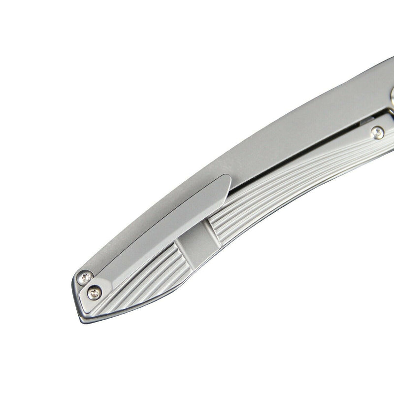 Kizer Cutlery Zen Folding Knife 3.25" Stonewash Finish S35VN Steel Blade Titanium Handle KI4553 -Kizer Cutlery - Survivor Hand Precision Knives & Outdoor Gear Store