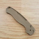 Flytanium PM2 Lotus Scales Uses Hardware From Stock Knife Earth Brown G10 Construction 815 -Flytanium - Survivor Hand Precision Knives & Outdoor Gear Store