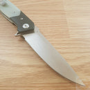 Bestech Knives Swordfish Liner Folding Knife 4" D2 Tool Steel Blade G10 Jade Handle G03E -Bestech Knives - Survivor Hand Precision Knives & Outdoor Gear Store