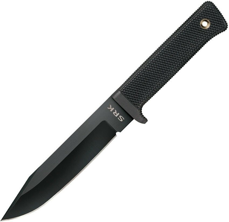 Cold Steel SRK Fixed Knife 6" SK5 Carbon Steel Clip Blade Black Kray-Ex Handle 49LCK -Cold Steel - Survivor Hand Precision Knives & Outdoor Gear Store