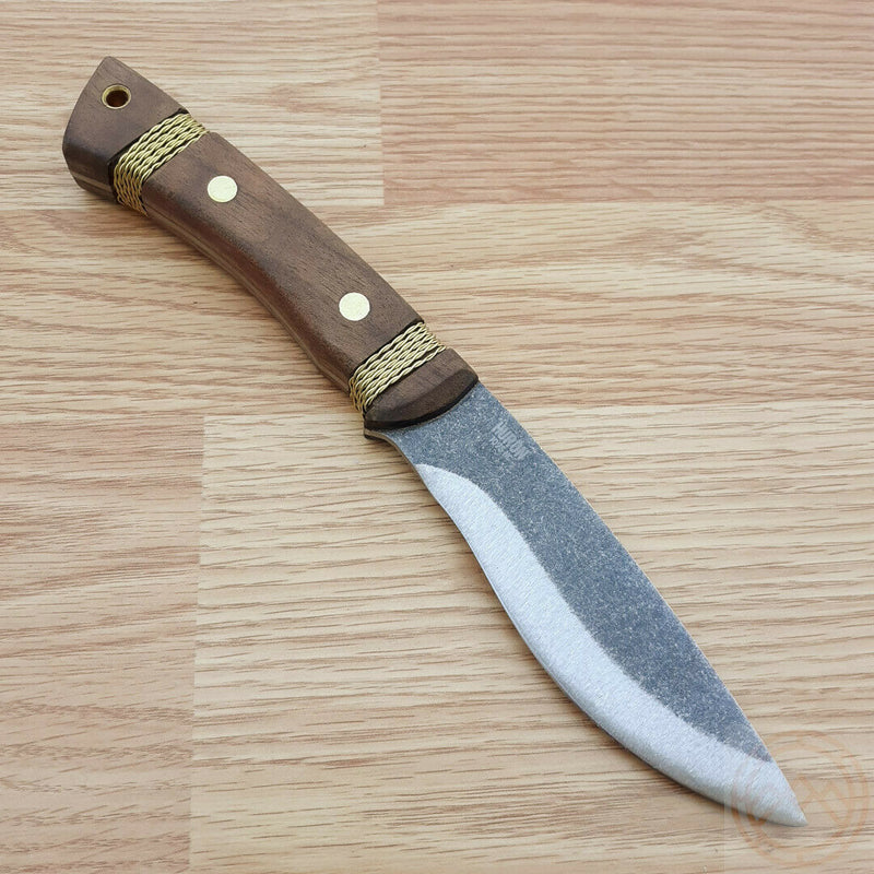 Condor Large Huron Fixed Knife 5.75" 1095HC Steel Blade Walnut Handle 2819525HC -Survivor Hand - Survivor Hand Precision Knives & Outdoor Gear Store