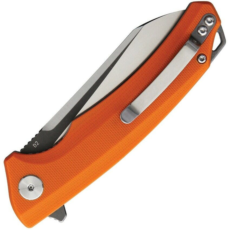 Bestech TEXEL Liner Folding Knife 3.25" D2 Tool Steel Blade Orange G10 Handle G21D2 -Bestech Knives - Survivor Hand Precision Knives & Outdoor Gear Store