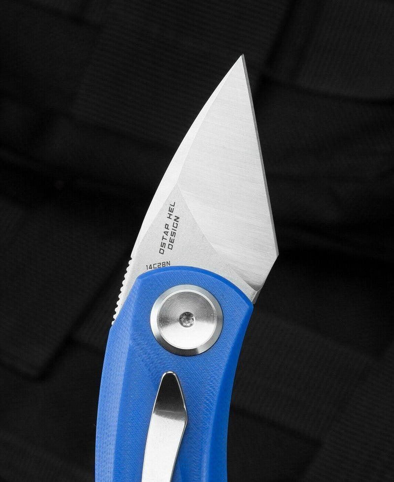 Bestech Knives Tulip Folding Knife 1.5" 14C28N Steel Blade Blue G10 Handle KG38D -Bestech Knives - Survivor Hand Precision Knives & Outdoor Gear Store