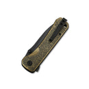 QSP Knife Hawk Linerlock Folding Knife 3.25" 14C28N Steel Blade Brass Handle 131L -QSP Knife - Survivor Hand Precision Knives & Outdoor Gear Store