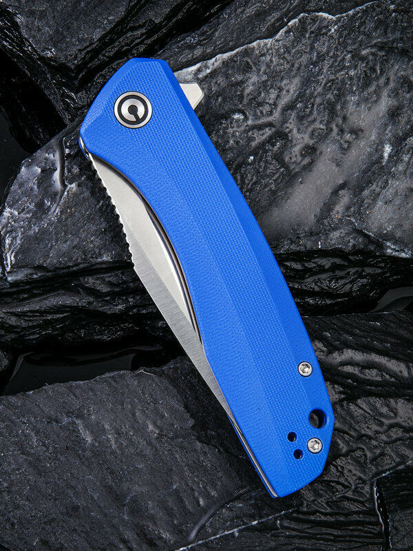 Civivi Baklash Linerlock Folding Knife 3.5" 9Cr18MoV Steel Blade Blue G10 Handle C801F -Civivi - Survivor Hand Precision Knives & Outdoor Gear Store