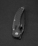 Bestech Knives Exploit Folding Knife 3.13" S35VN Steel Blade Black Titanium/Carbon Fiber Handle KT2005G -Bestech Knives - Survivor Hand Precision Knives & Outdoor Gear Store