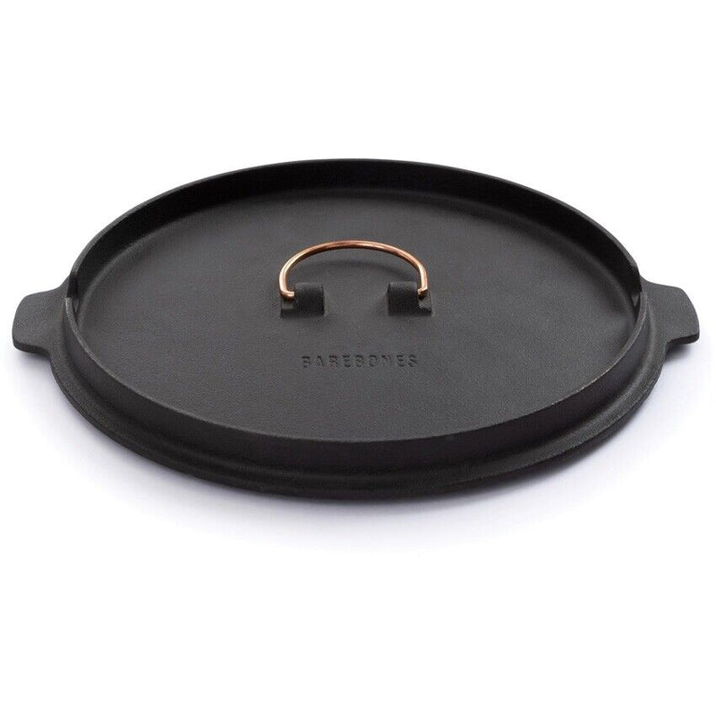 Barebones Living Cast Iron Dutch Oven 4qt Lid Designed For Steaming And Venting RE327 -Barebones Living - Survivor Hand Precision Knives & Outdoor Gear Store