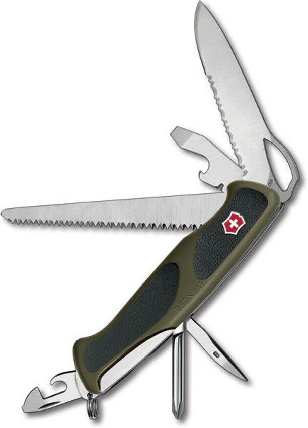 Victorinox Swiss Army Rangergrip 178 Pocket Knife Steel Implements Nylon Handle 09663MWC4 -Victorinox - Survivor Hand Precision Knives & Outdoor Gear Store