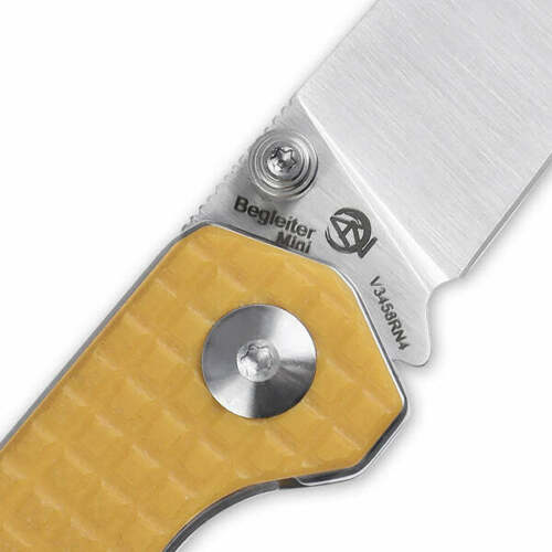 Kizer Cutlery Begleiter Mini Folding Knife 3" N690 Steel Blade G10 Handle V3458RN4 -Kizer Cutlery - Survivor Hand Precision Knives & Outdoor Gear Store