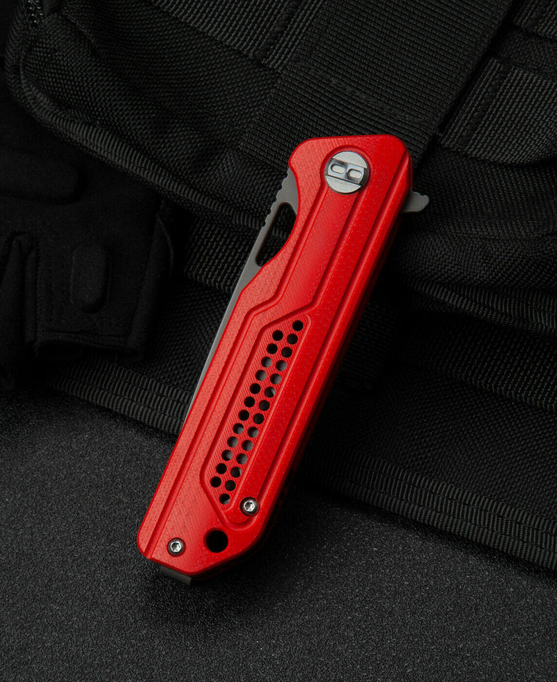 Bestech Knives Circuit Liner Folding Knife 3.25" K110 Tool Steel Blade Red G10 Handle G35C2 -Bestech Knives - Survivor Hand Precision Knives & Outdoor Gear Store