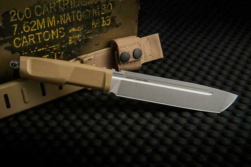 Extrema Ratio Giant Mamba Fixed Knife 6.5" N690 Steel Blade Forprene Handle 0218HCS -Extrema Ratio - Survivor Hand Precision Knives & Outdoor Gear Store
