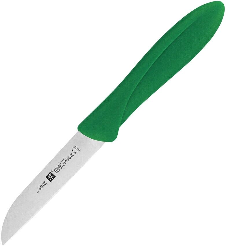 Henckels Zwilling Twin Master Kitchen Kudamono Knife 3" Stainless Steel Blade Green Plastic Handle 32100082 -Henckels Zwilling - Survivor Hand Precision Knives & Outdoor Gear Store