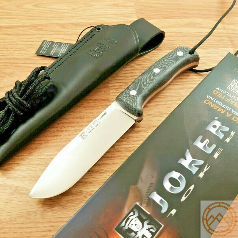 Joker Nomad Fixed Knife 5" Bohler N695 Steel Full Tang Blade Walnut Handle CN125 -Joker - Survivor Hand Precision Knives & Outdoor Gear Store