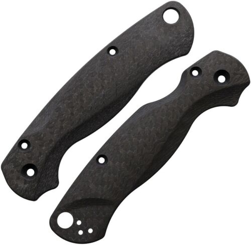 Flytanium For Spyderco Paramilitary 2 Knife Scales Weave Carbon Fiber Construction 804 -Flytanium - Survivor Hand Precision Knives & Outdoor Gear Store