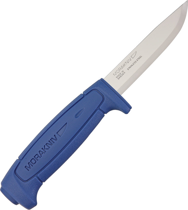 Mora Basic 546 Fixed Knife 3.62" Stainless Steel Blade Blue Synthetic Handle 01504 -Mora - Survivor Hand Precision Knives & Outdoor Gear Store