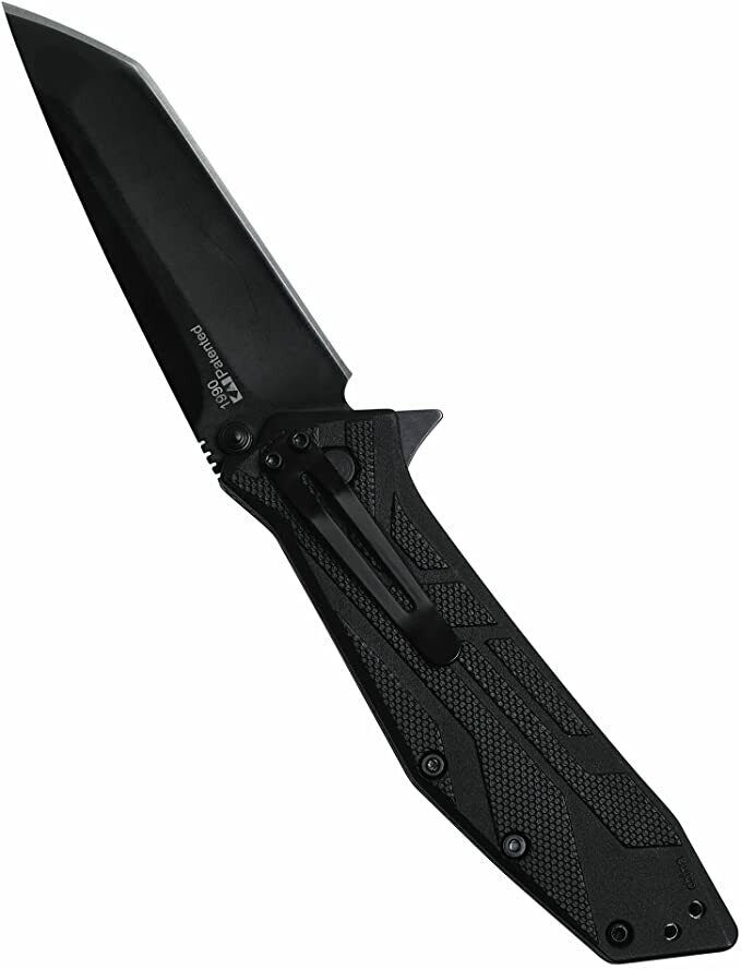 Kershaw Brawler Linerlock Folding Knife 3" 8Cr13MoV Steel Blade Black GRN Handle 1990X -Kershaw - Survivor Hand Precision Knives & Outdoor Gear Store