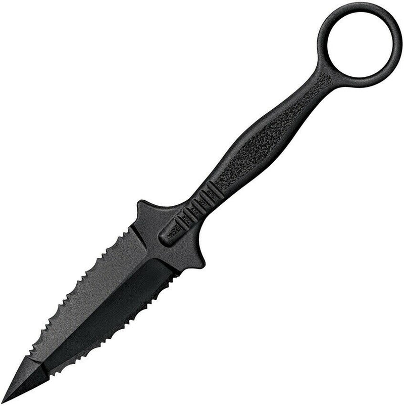 Cold Steel FGX Ring Fixed Knife 3.5" Black Griv-Ex One Piece Construction Blade 92FR -Cold Steel - Survivor Hand Precision Knives & Outdoor Gear Store