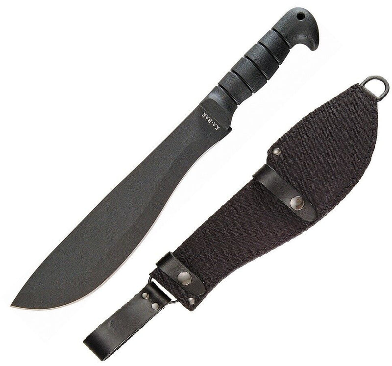 KA-BAR Cutlass Fixed Machete 11" 1085 Steel Blade Black Rubber G Handle 1248 -Ka-Bar - Survivor Hand Precision Knives & Outdoor Gear Store