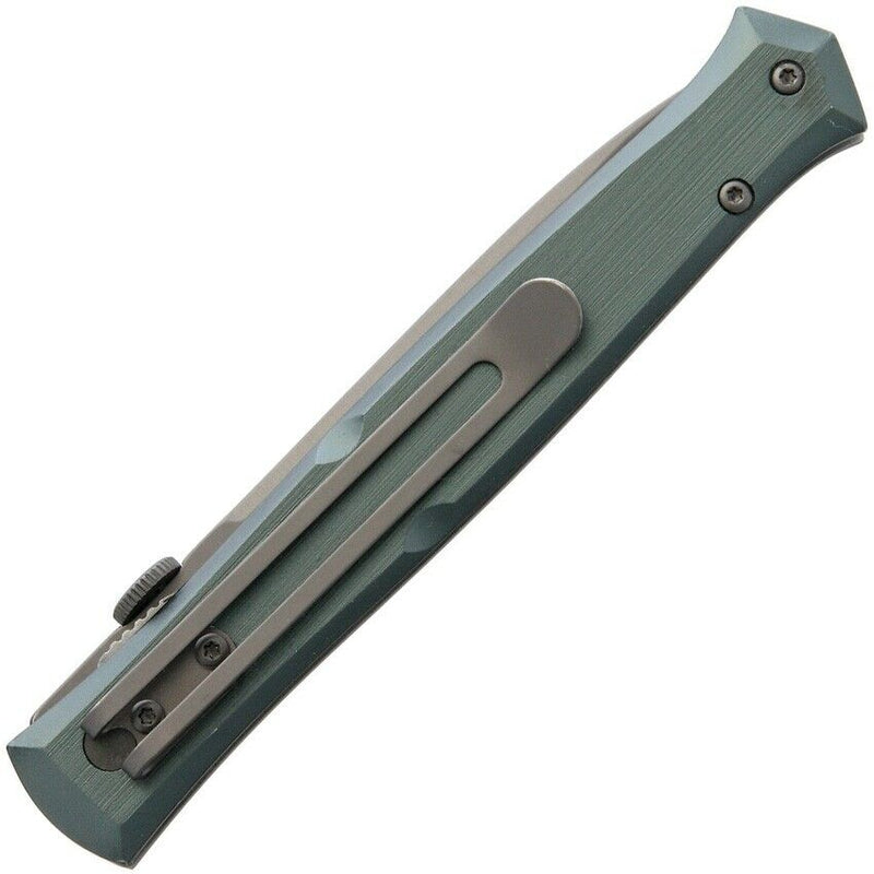 Rough Ryder Stiletto Folding Knife 3.75" Stainless Steel Blade Green Aluminum Handle 1859 -Rough Ryder - Survivor Hand Precision Knives & Outdoor Gear Store